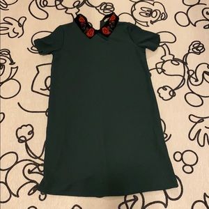 Zara Floral Collar dress